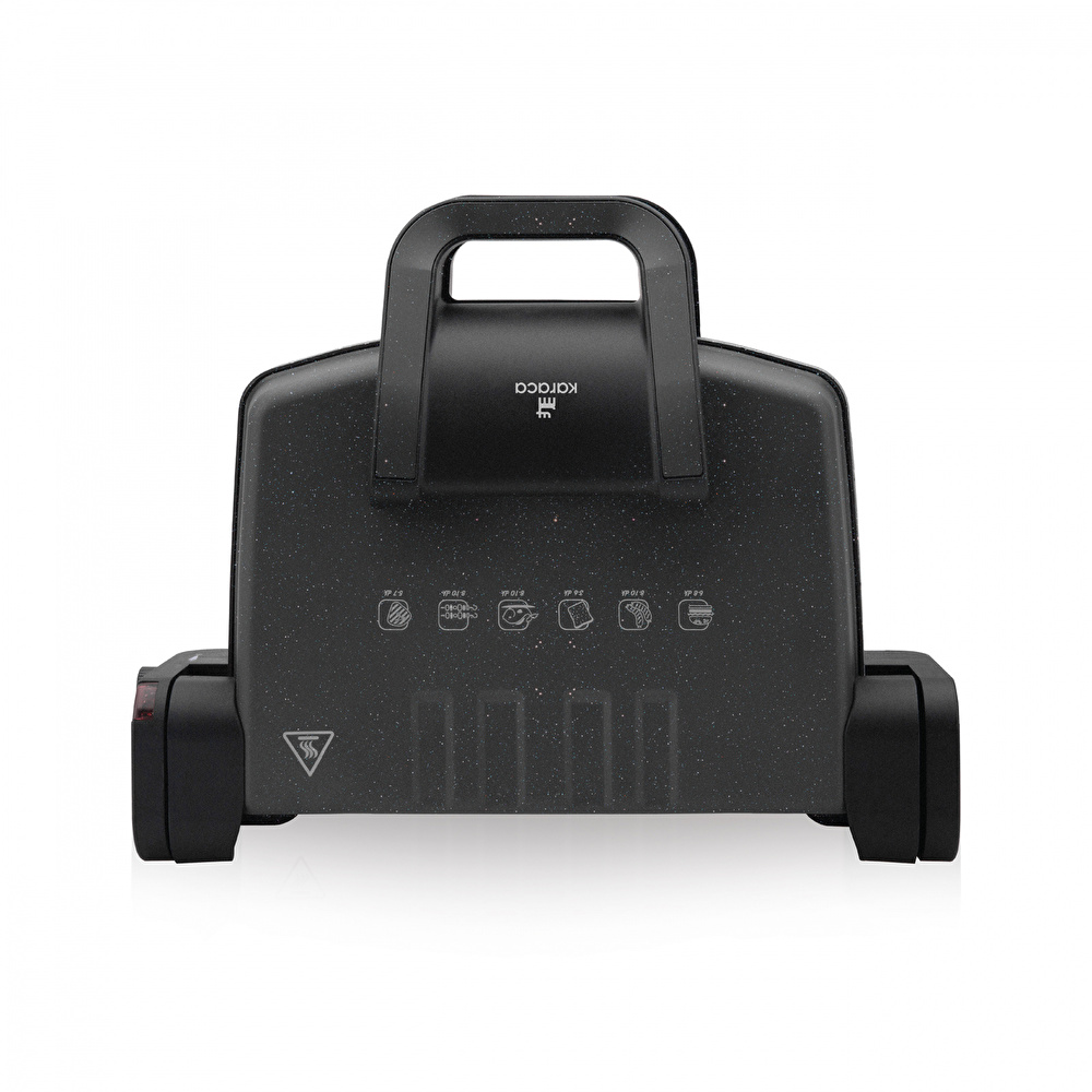 Karaca Future 4 Dilim Kapasiteli Tost Makinesi Shiny Black 1800W görseli 2