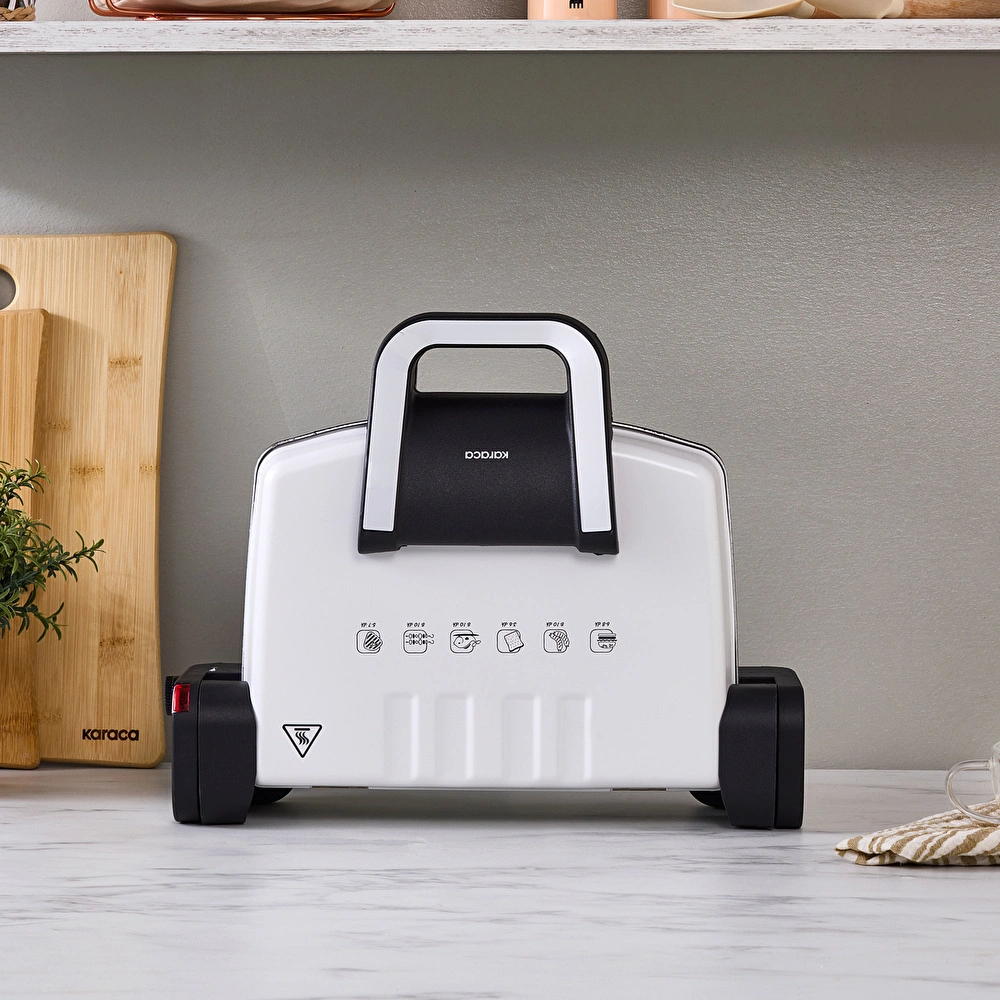 Karaca Future Tost Makinesi Pearl White 4 Dilim Kapasiteli görseli 8
