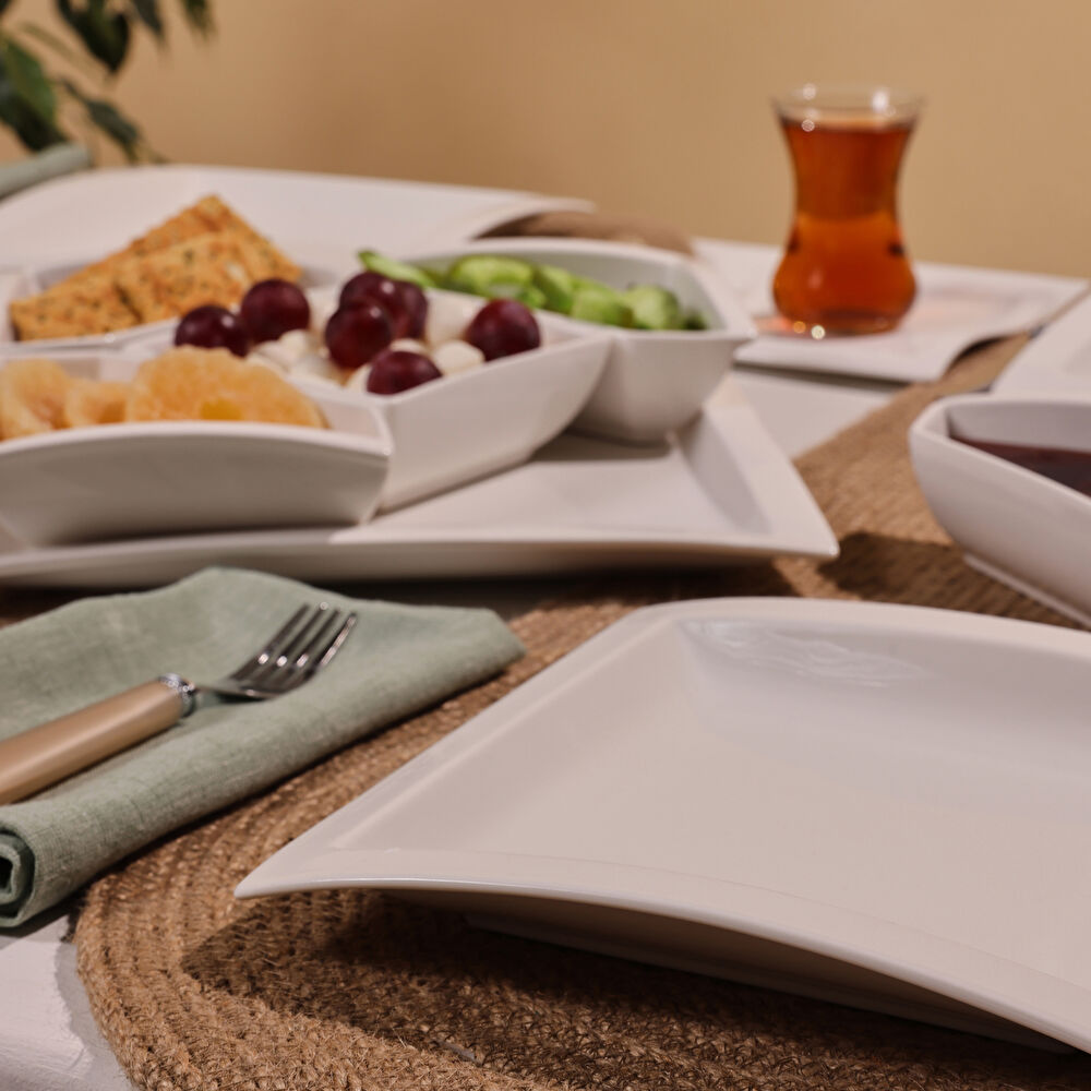 Karaca Janna Porselen 24 Parça 6 Kişilik Kahvaltı/Servis Takımı thumbnail 3