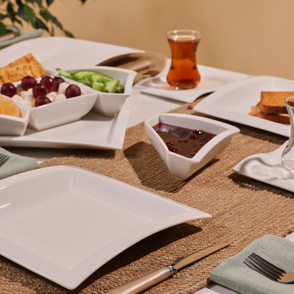 Karaca Janna Porselen 24 Parça 6 Kişilik Kahvaltı/Servis Takımı thumbnail 4