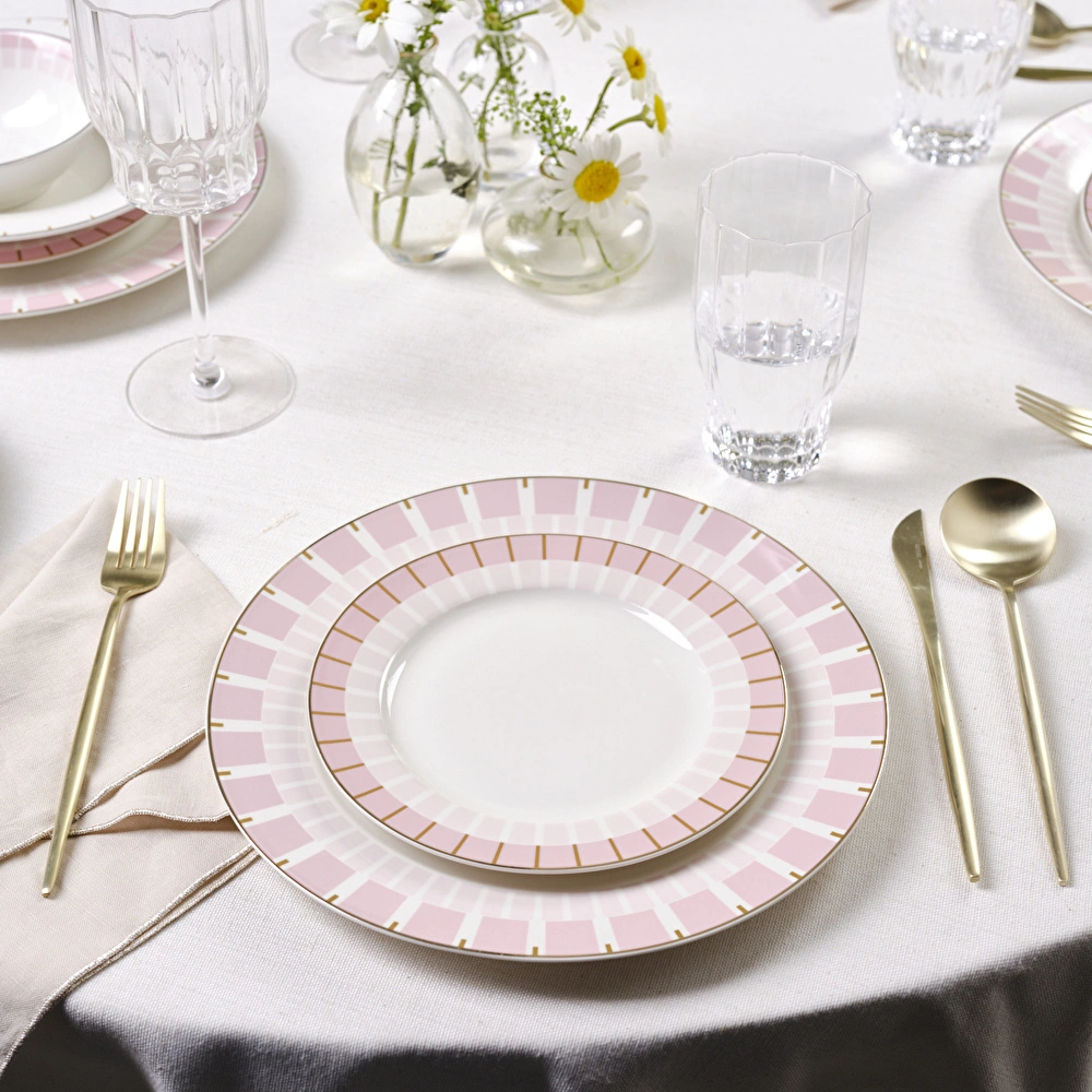 Karaca Elegance Bone Pier 24 Parça 6 Kişilik Yemek Takımı görseli 5