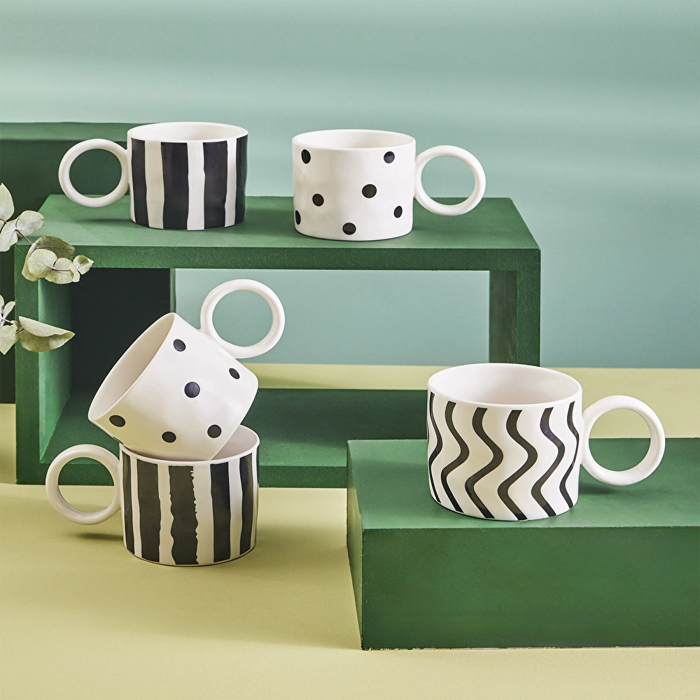 Karaca Erica Çizgili Mug 370 ml görseli 4