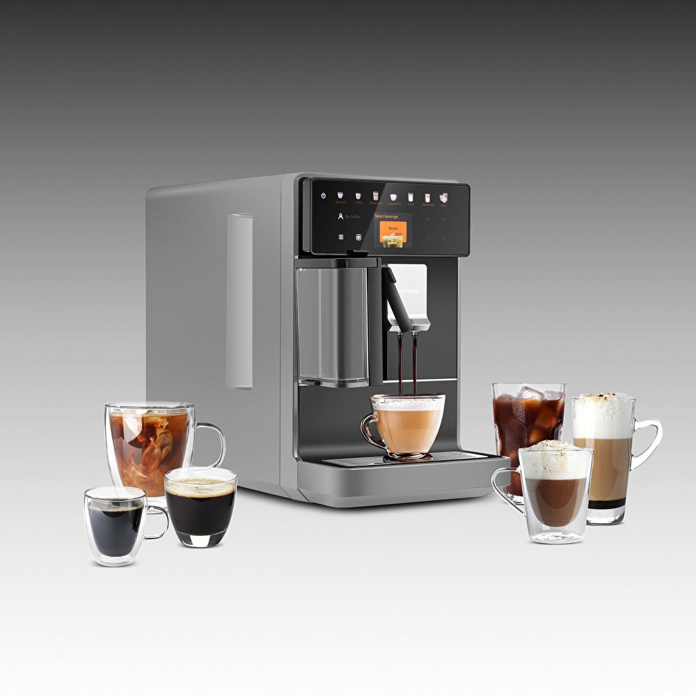Karaca Baristaroma A5 Tam Otomatik Espresso Makinesi Gray görseli 3