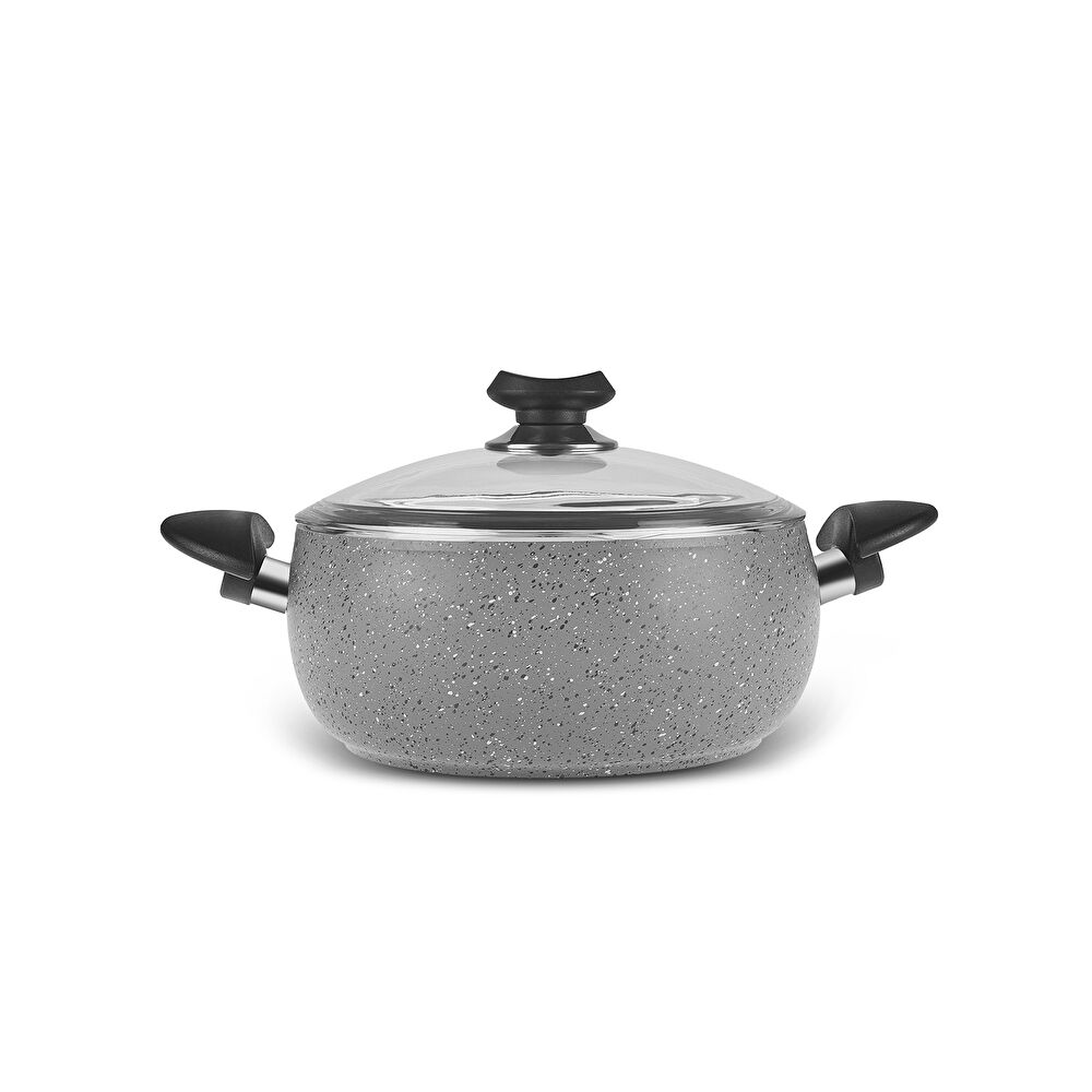 Karaca Biogranit Avanos 7 Parça Tencere Seti Gri thumbnail 12