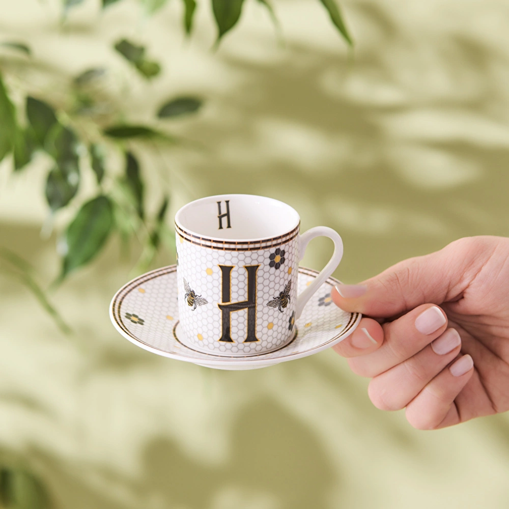 Karaca H Harfli Kahve Fincanı 80 Ml görseli 2