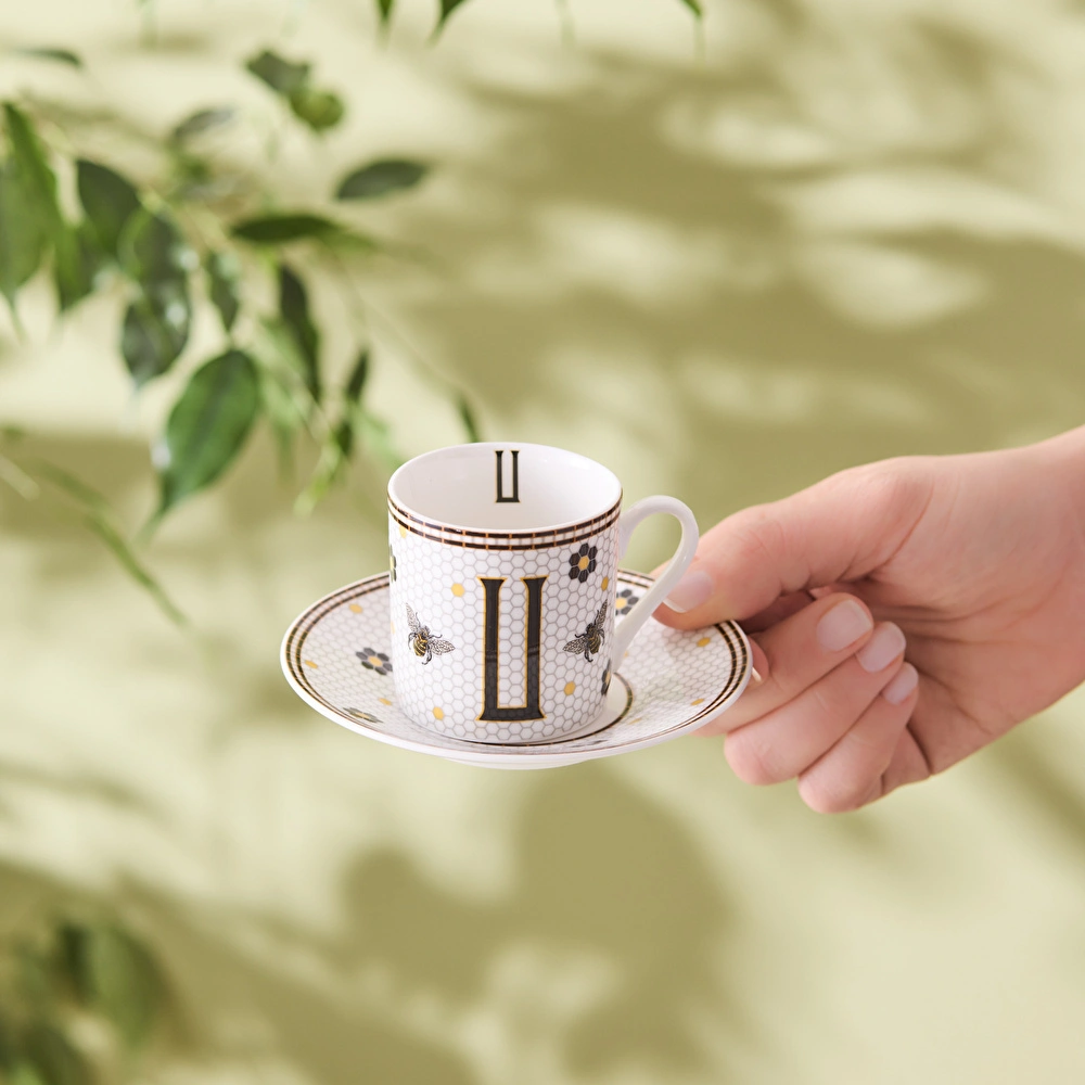 Karaca U Harfli Kahve Fincanı 80 ml görseli 2