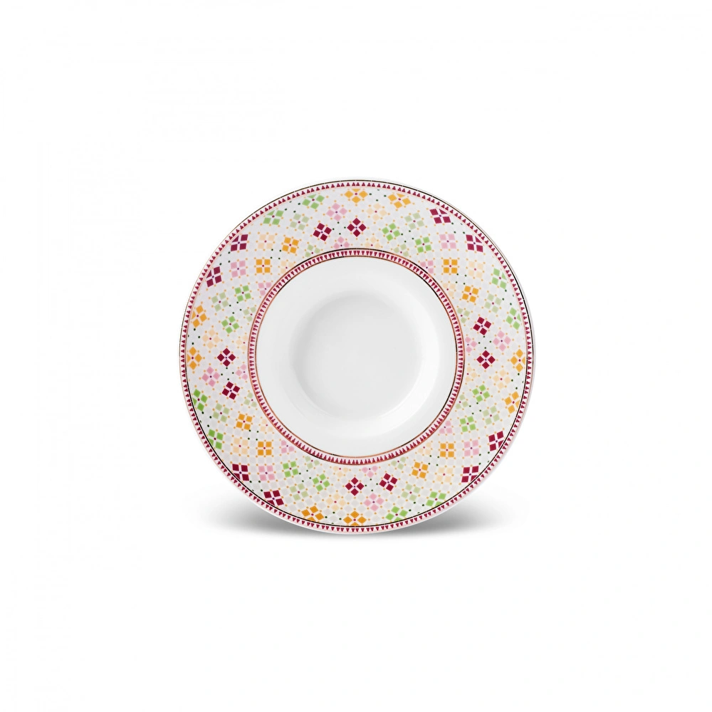 Karaca Block Çay Tabağı 11 Cm Kırmızı  görseli 4