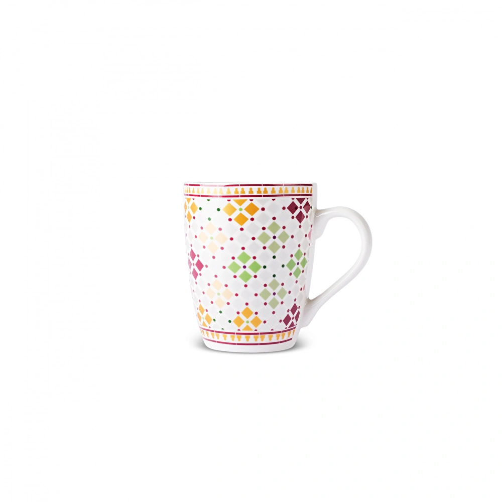 Karaca Block Mug 355ml Kırmızı görseli 3