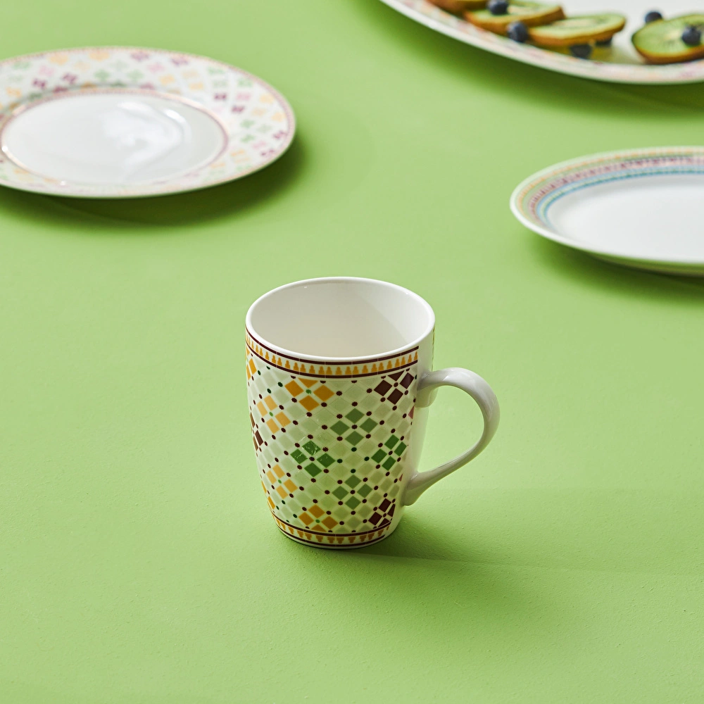 Karaca Block Mug 355ml Kırmızı görseli 1