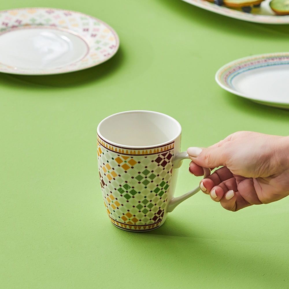 Karaca Block Mug 355ml Kırmızı görseli 5