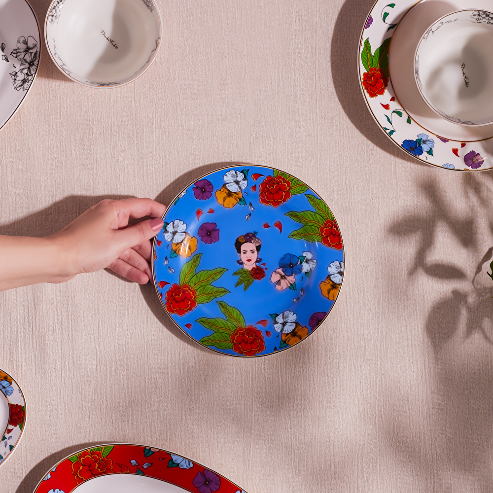 Karaca Frida Pasta Tabağı Mavi 19 Cm görseli 2