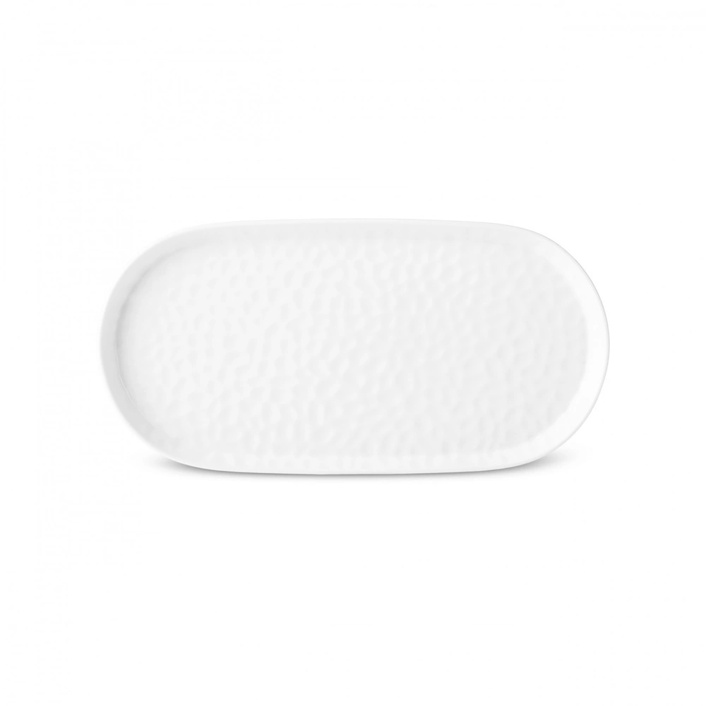 Karaca x Refika Bembeyaz Kayık Tabak 34 cm görseli 4