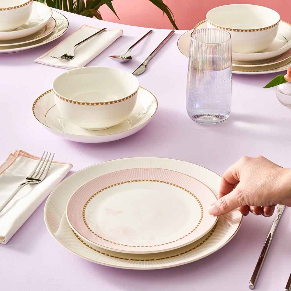 Karaca Elegance Bone Moonlight 24 Parça 6 Kişilik Yemek Takımı görseli 9