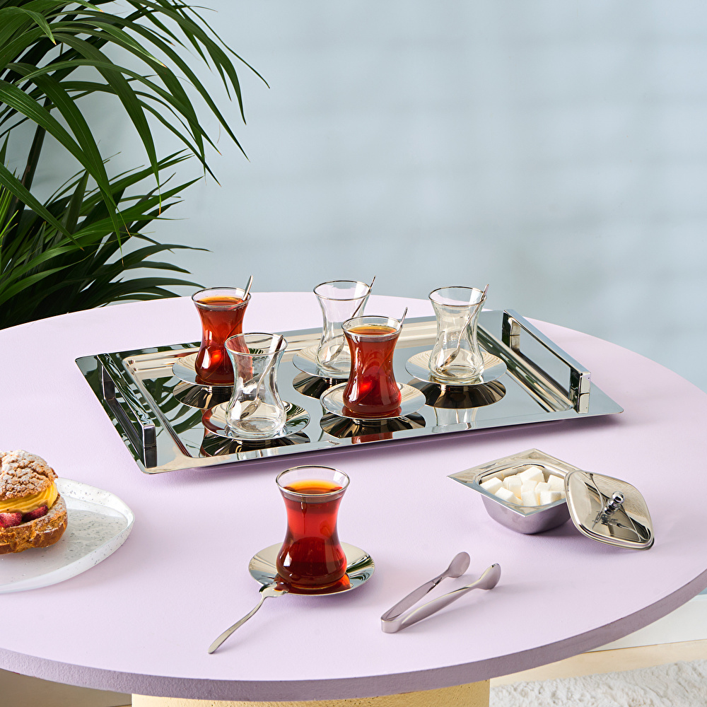 Karaca Jamıe 40 Parça Çay Seti Platin görseli 1