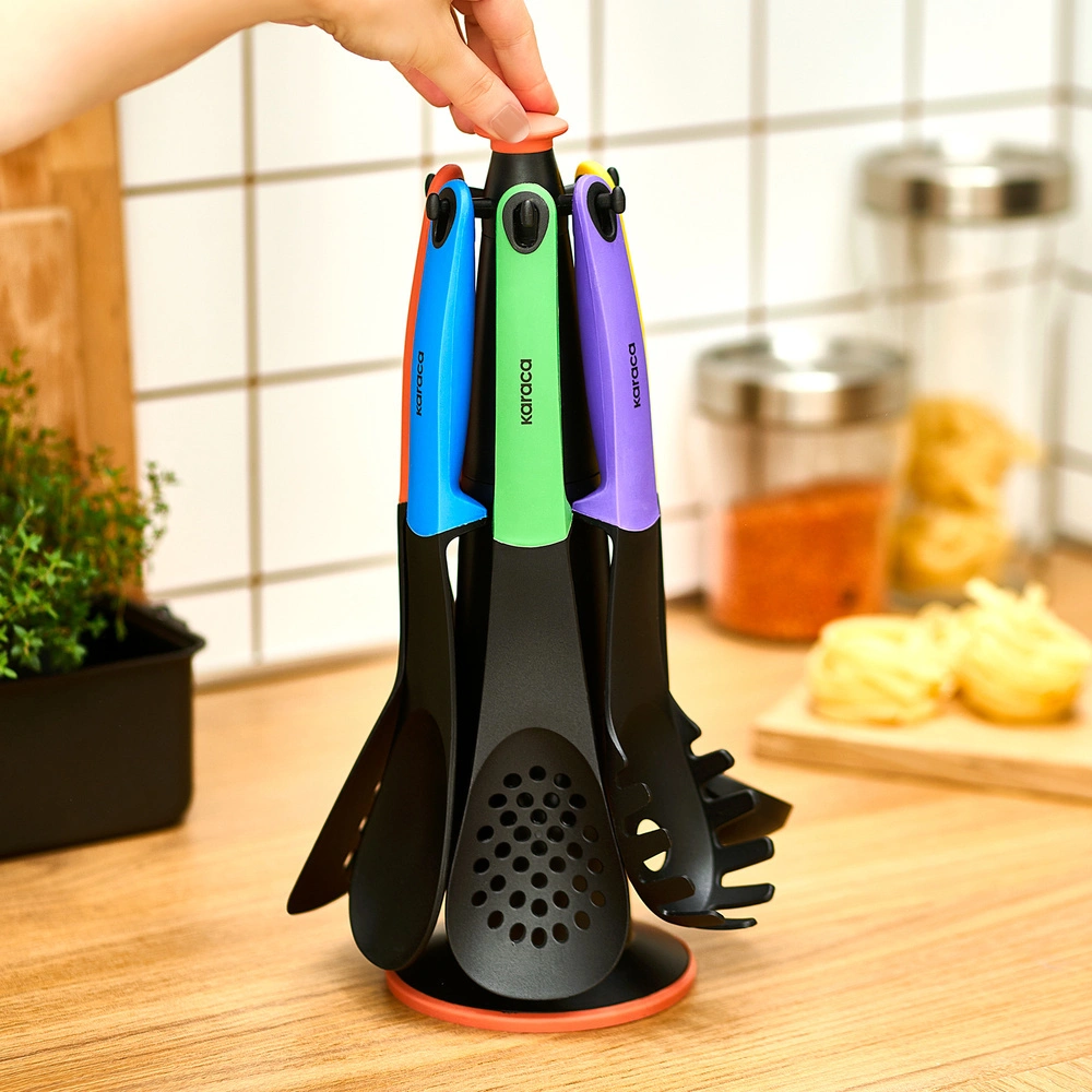 Karaca Rainbow 7 Parça Standlı Servis Seti görseli 5