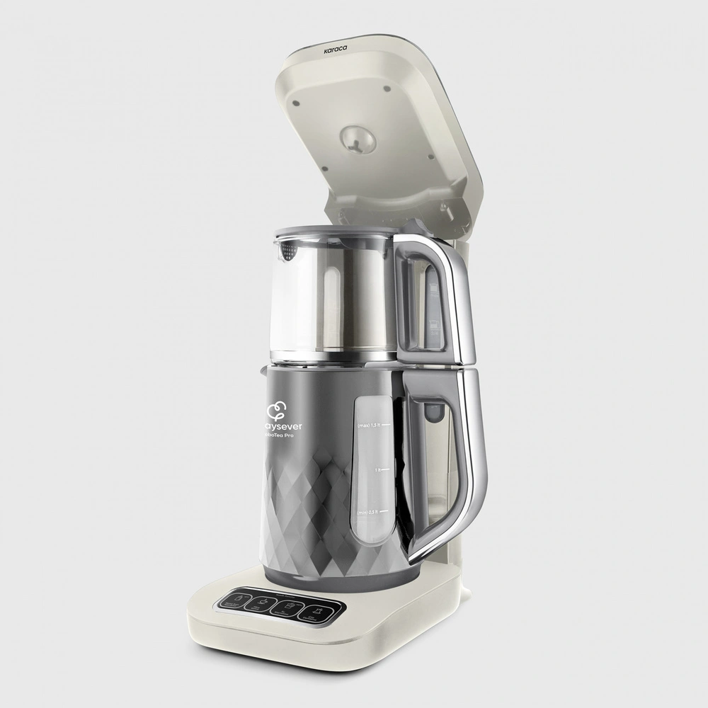 Karaca Çaysever Robotea Pro Quartz 4 in 1 Cam Çay Makinesi Swiss görseli 4