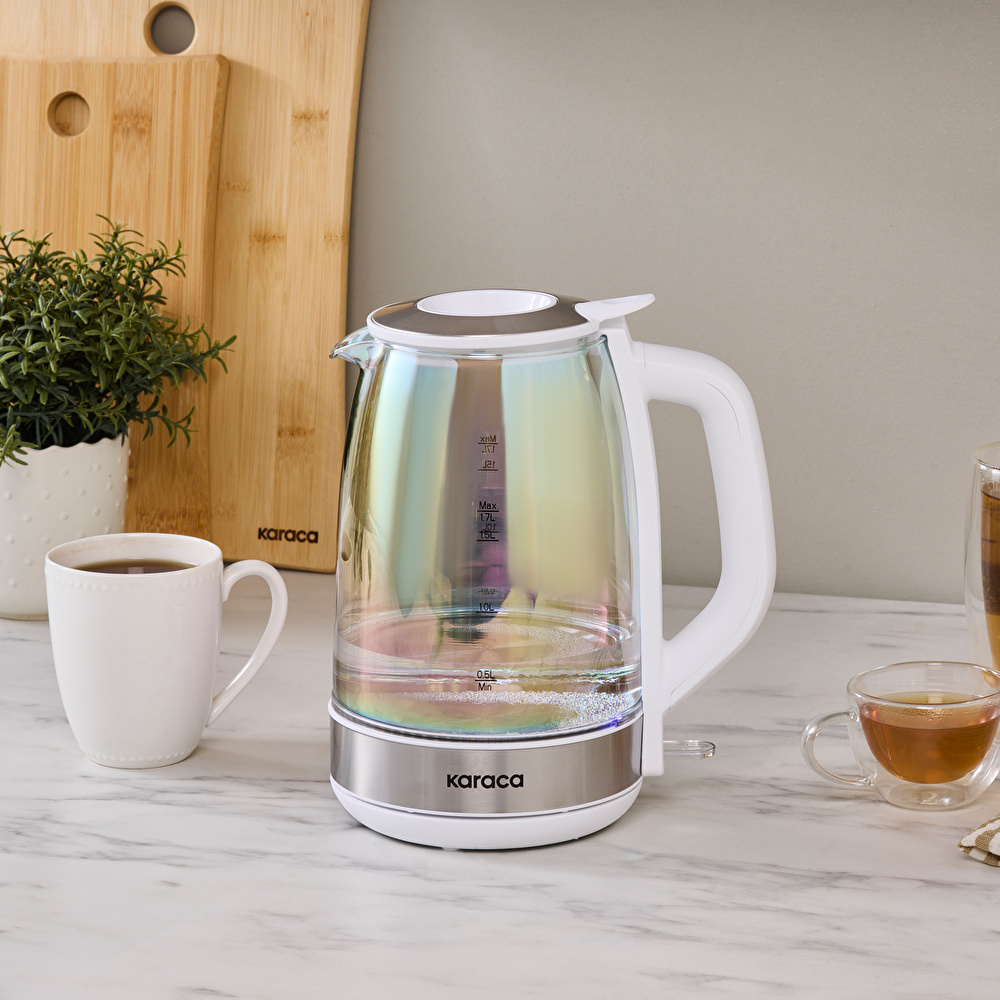 Karaca ShinyGlass K20 2200W Su Isıtıcısı Opal görseli 2