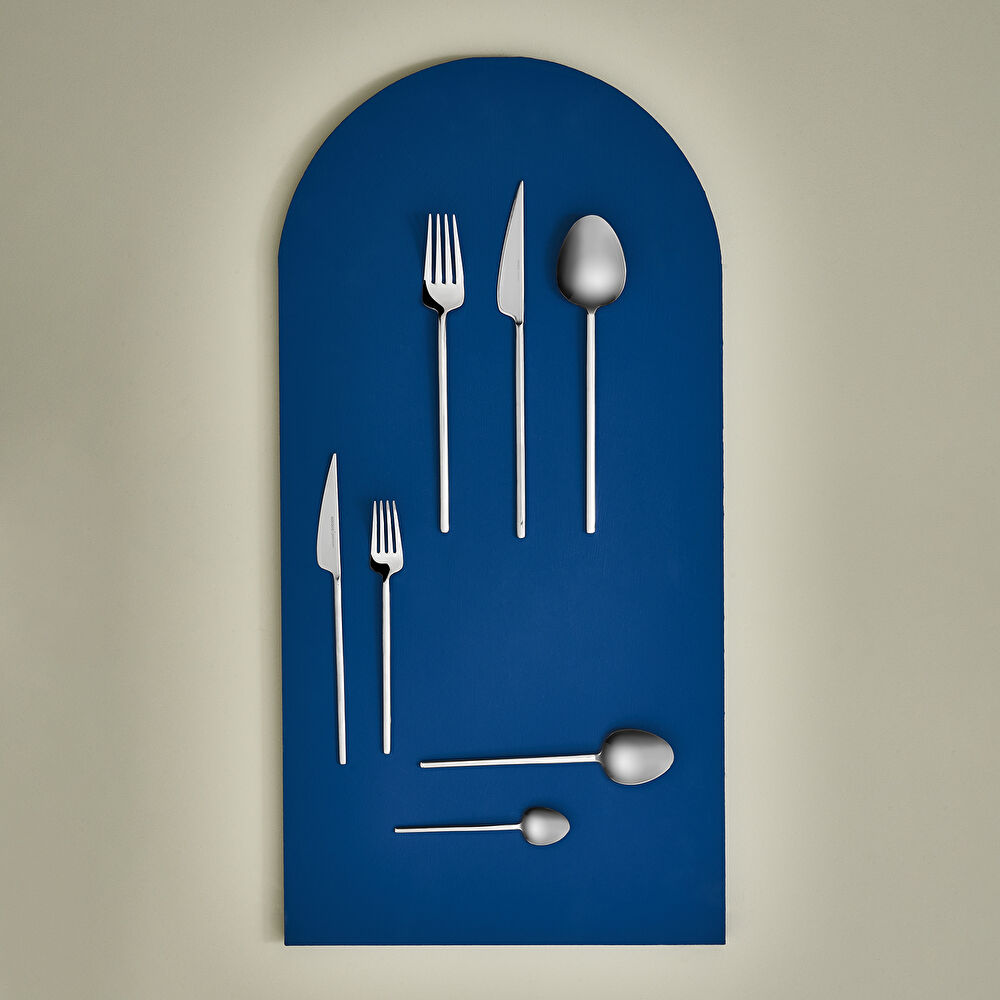 Karaca 316 Premium Sirius Platin 12 Kişilik 84 Parça Çatal Kaşık Bıçak Takımı