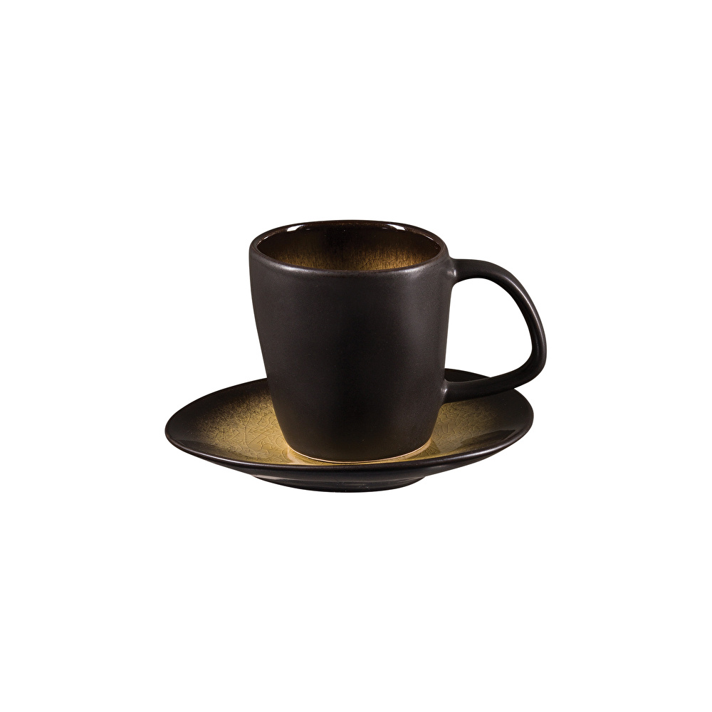 Jumbo Bitter Kahve Fincanı Tabak 10 cm JHBT1210 görseli 1