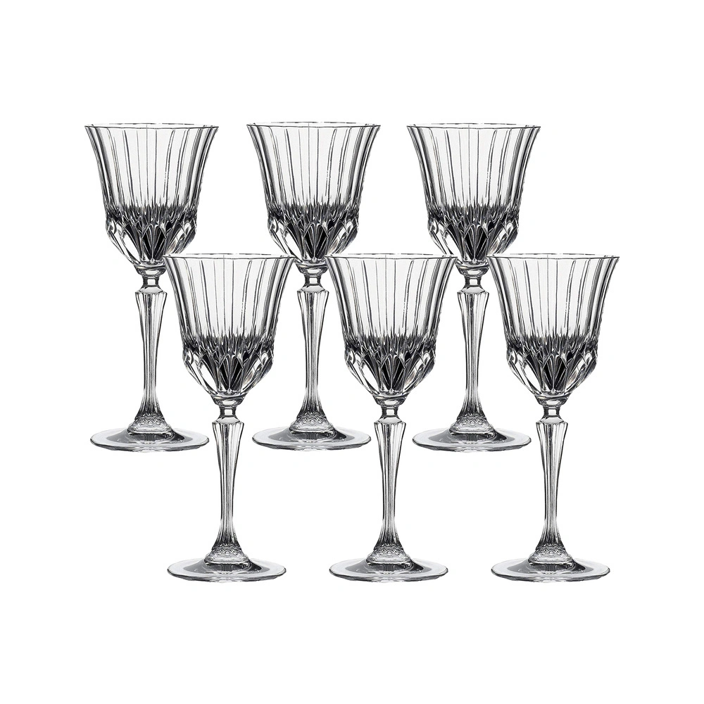 RCR Adagio Yüksek Kalite Cam 6'lı Kadeh Seti 280 ml görseli 4
