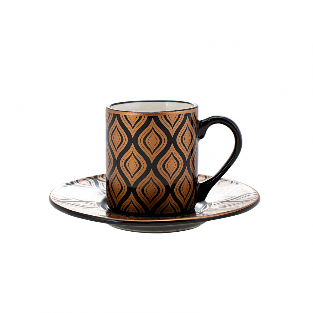 Jumbo Art Deco 2'li Kahve Fincan Takımı (Brj05) görseli 2