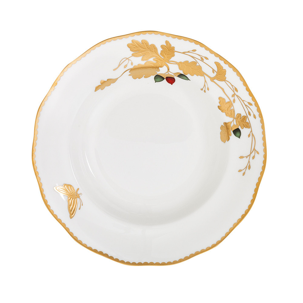 Jumbo Golden Butterfly 61 Parça 12 Kişilik Bone Yemek Takımı görseli 7