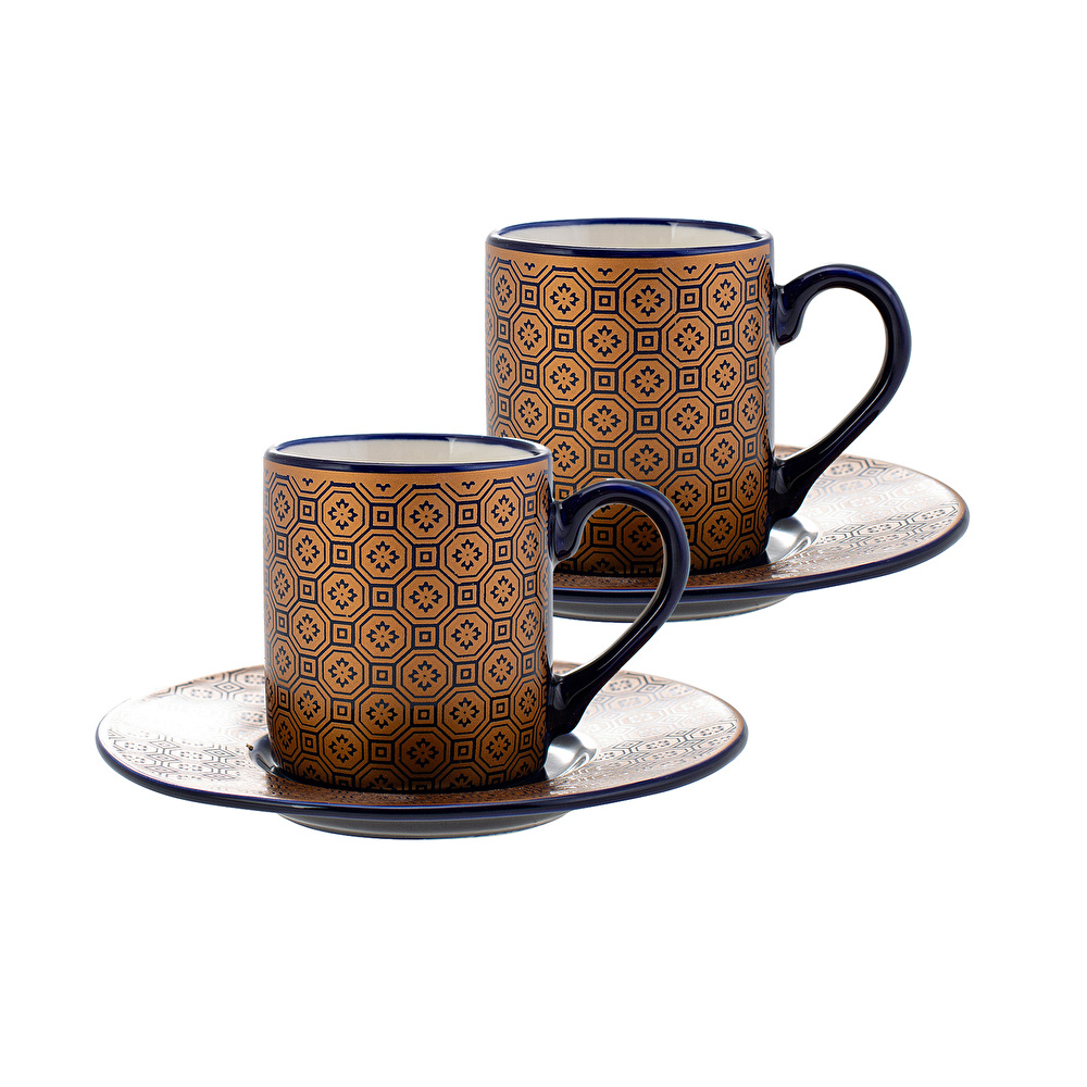 Jumbo Art Deco 2'li Kahve Fincan Takımı (Brj06) görseli 4