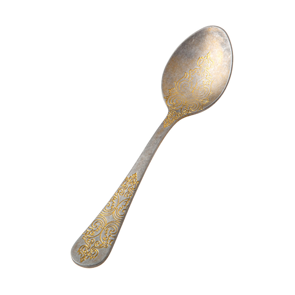 Jumbo Antique Antika Gold 12 Kişilik 84 Parça Çatal Kaşık Bıçak Takımı görseli 3