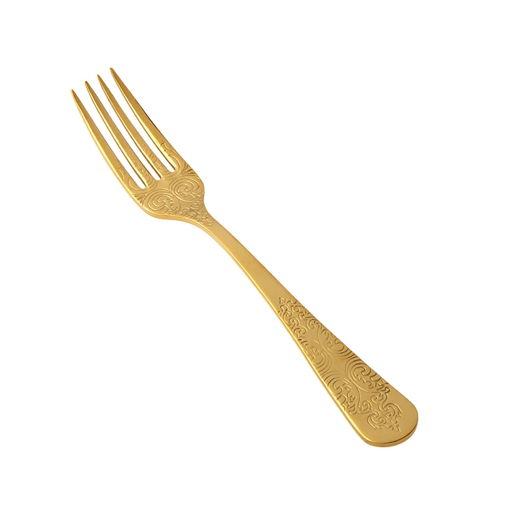 Jumbo Antique Titanyum Gold 12 Kişilik 84 Parça Çatal Kaşık Bıçak Takımı görseli 5