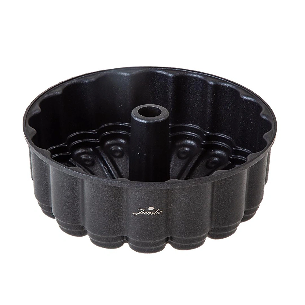 Jumbo Wavy Black Kek Kalıbı görseli 1