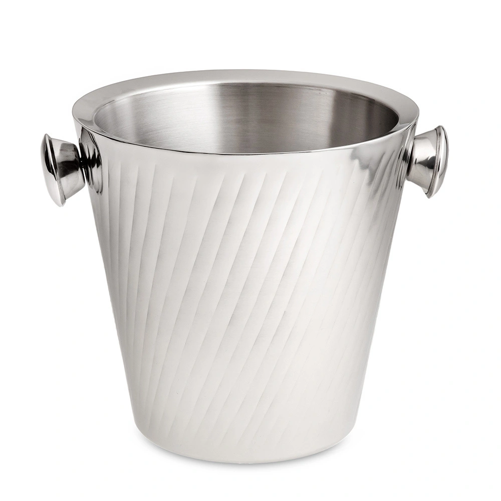 Jumbo Estella Şampanya Double Wall Buz Kovası Silver 23 cm görseli 2