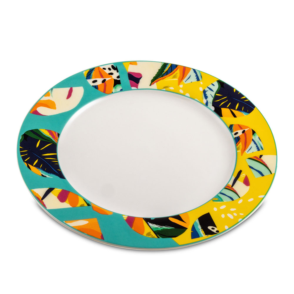 Jumbo Fiori 4'lü Pasta Tabağı 20 cm görseli 4