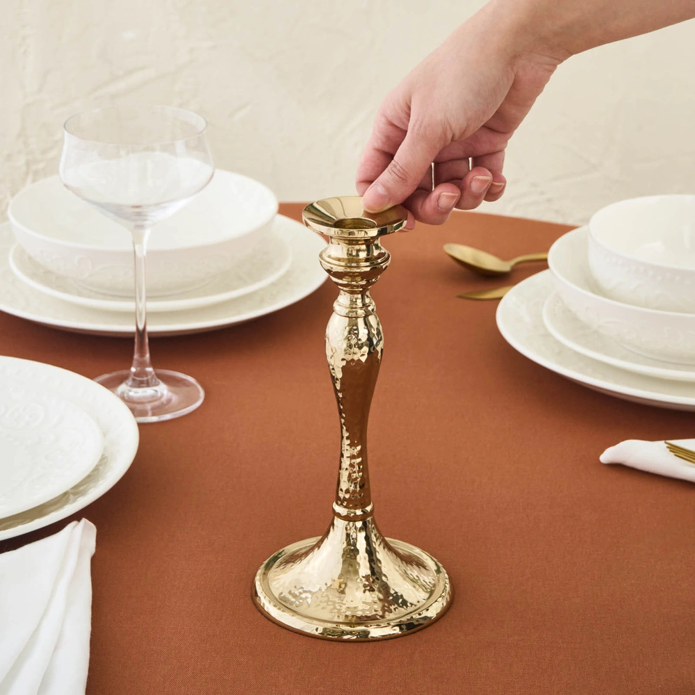Karaca Home Rena Şamdan Gold 22 Cm görseli 2