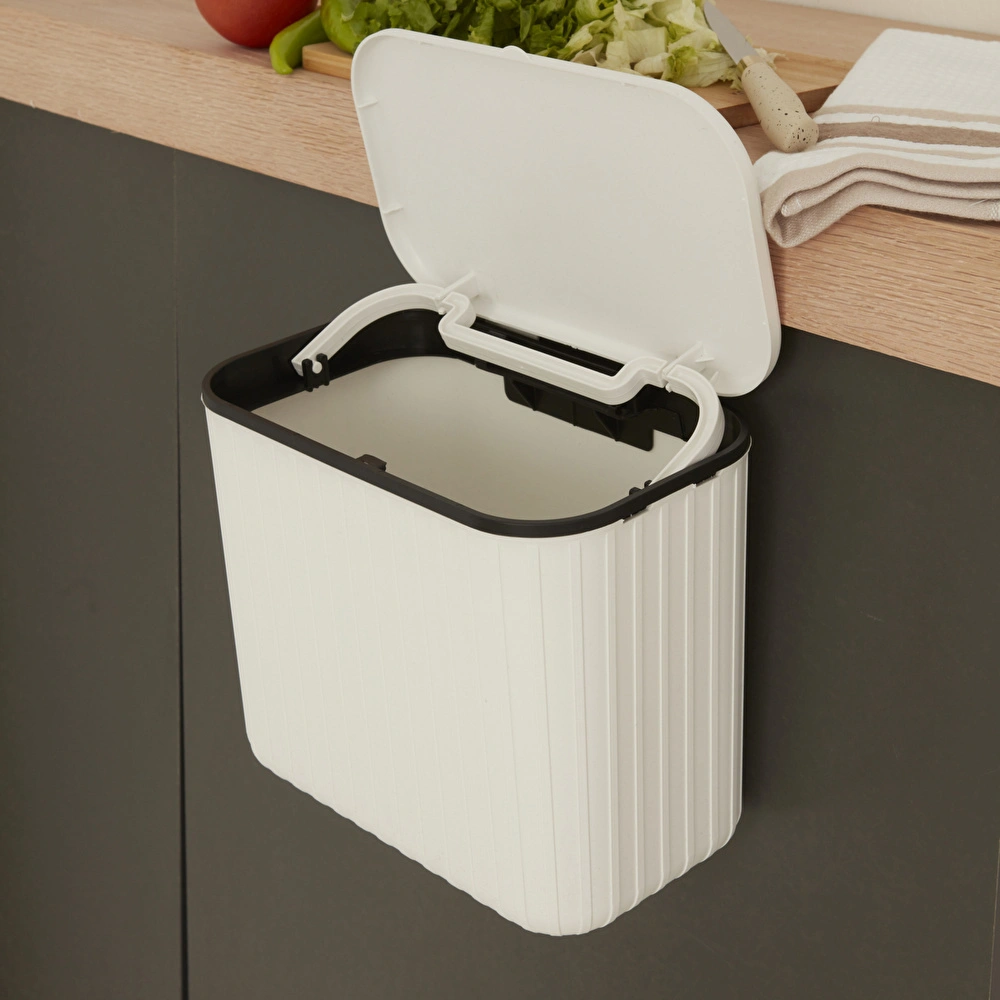 Karaca Home Pino 8 Lt Çöp Kovası Beyaz görseli 3