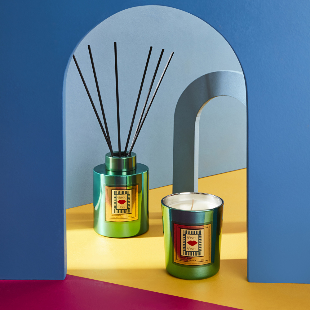 Karaca Home Pop Art Koleksiyonu Bisou Green Shot Kokulu Mum görseli 2