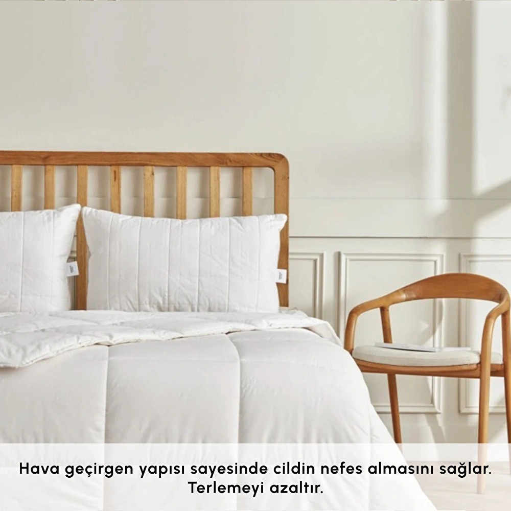 Karaca Home Pamuk Cotton Çift Kişilik Yorgan Seti 195x215 cm görseli 1