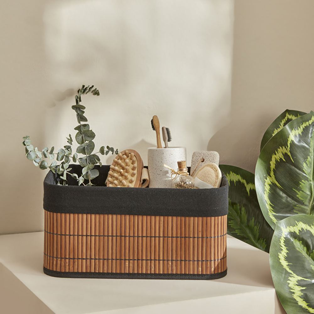 Karaca Home Gillina Bambu Organizer 32x22x16 cm görseli 1