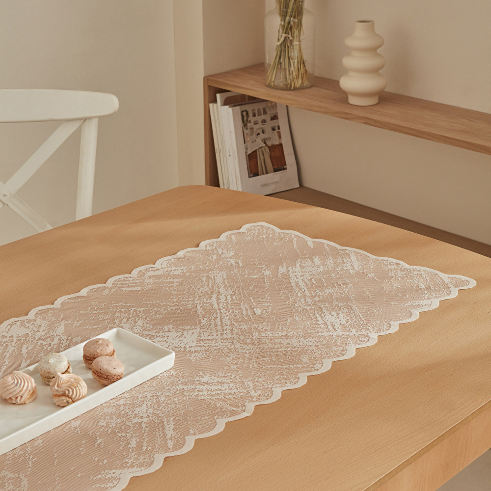 Karaca Home Luana Runner Bej görseli 2
