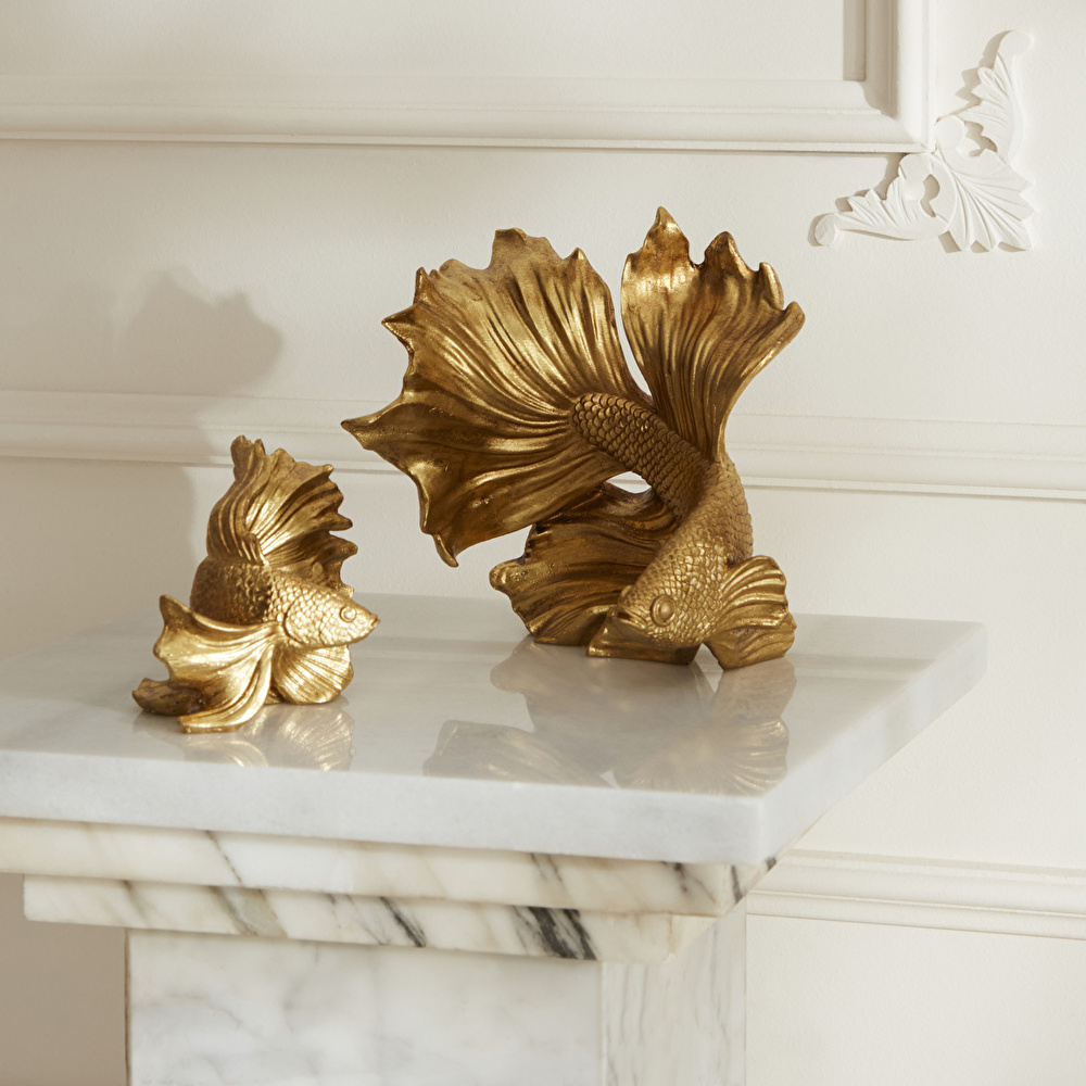 Karaca Home Rumble Fish Biblo Gold  görseli 2
