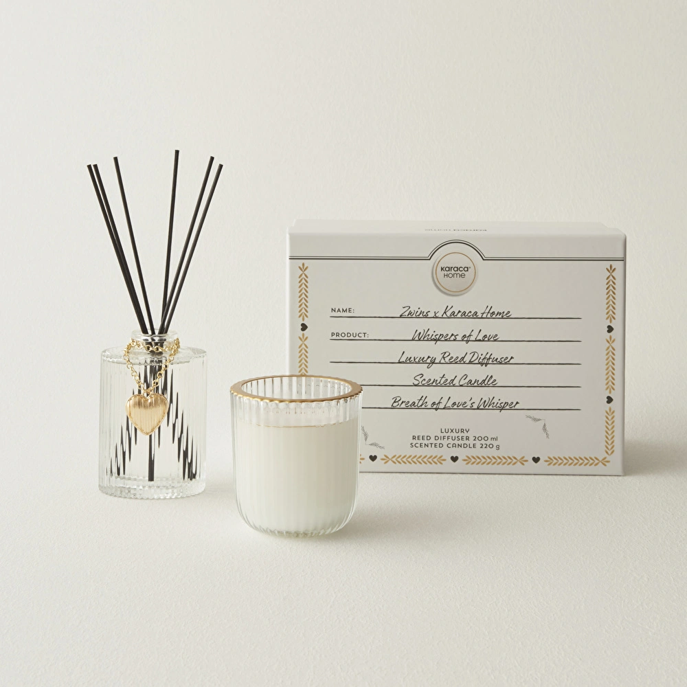 Karaca Home X 2Wins Whispers Of Love Çubuklu Ortam Kokusu Kokulu Mum Seti görseli 2