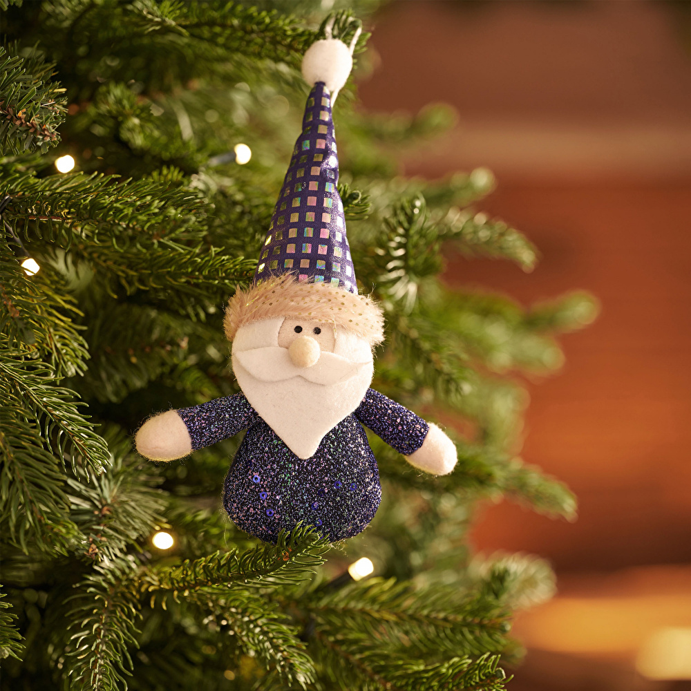 Karaca Home New Year Yılbaşı Cute Santa Ağaç Süsü görseli 1