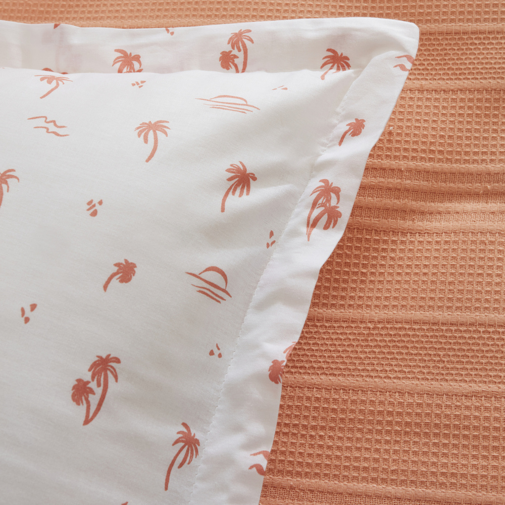 Karaca Home Joy Beach %100 Pamuk Tek Kişilik Pike Takımı Somon görseli 7