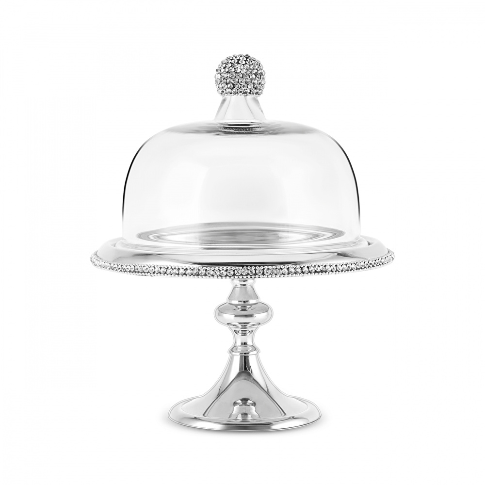 Karaca Home Majesty Cam Kapaklı Kek Standı görseli 6