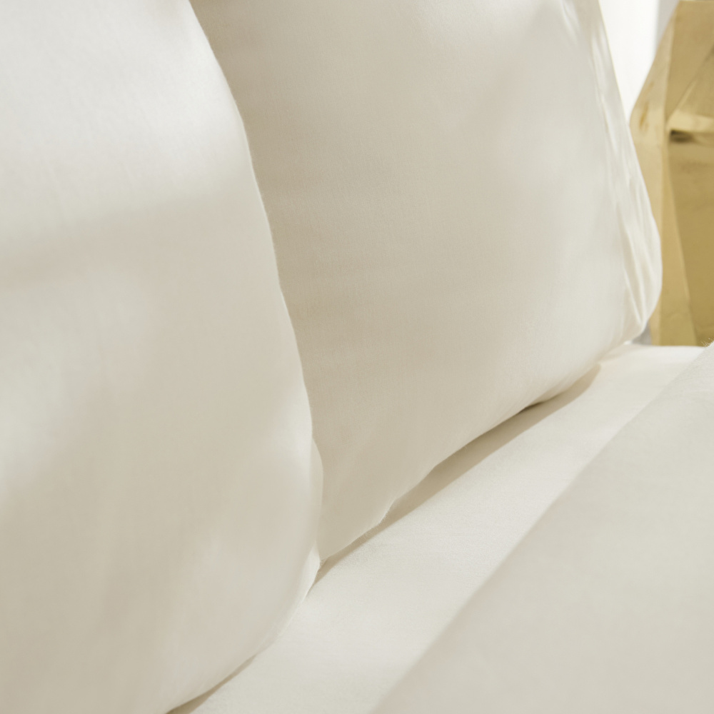 Karaca Home Glory Çift Kişilik %100 Pamuk 7 Parça Düet Set Ekru thumbnail 5