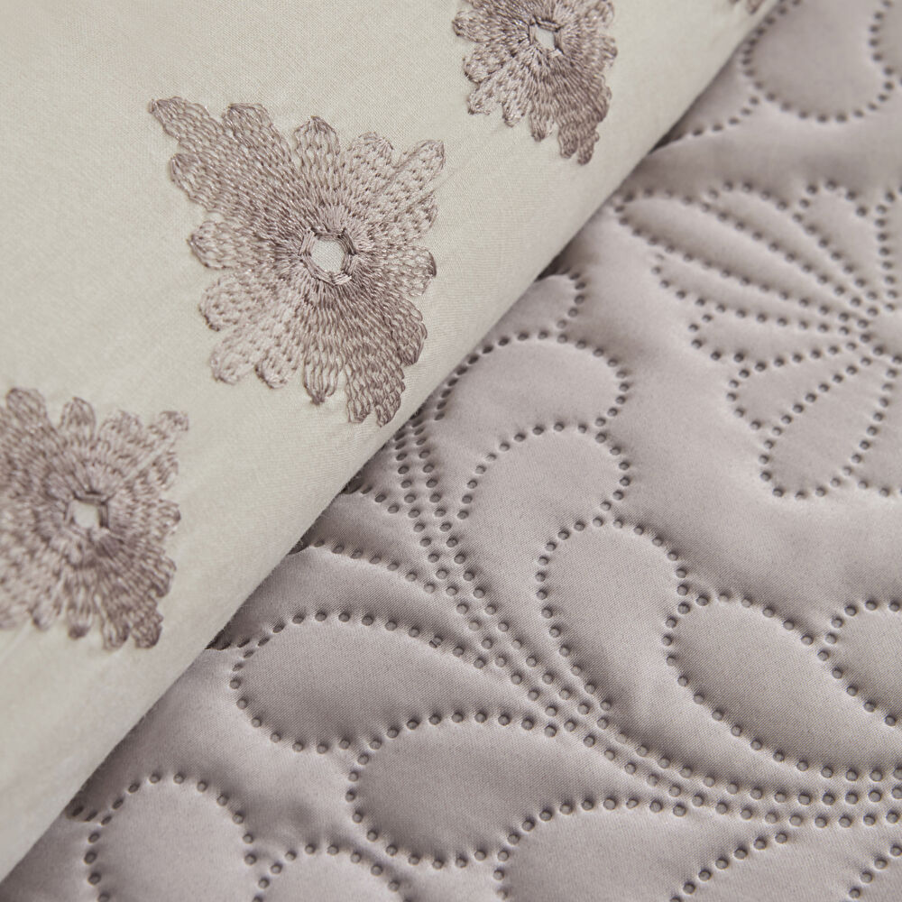 Karaca Home Glory Çift Kişilik %100 Pamuk 7 Parça Düet Set Pembe thumbnail 6