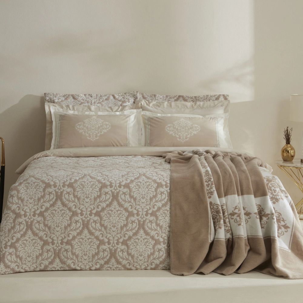 Karaca Home Timeless 8 Parça Çeyiz Seti Bej  görseli 1