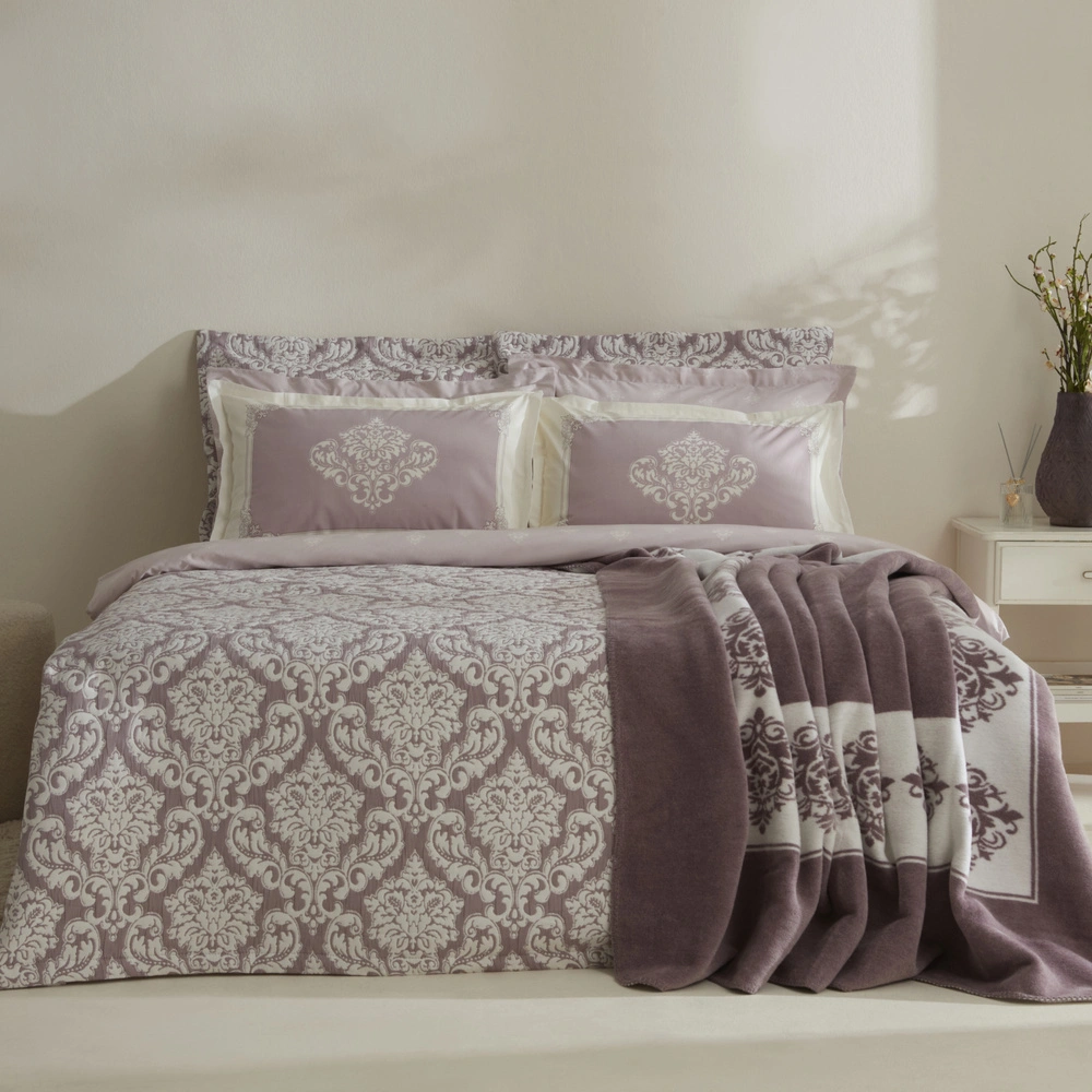 Karaca Home Timeless 8 Parça Çeyiz Seti Mürdüm görseli 1