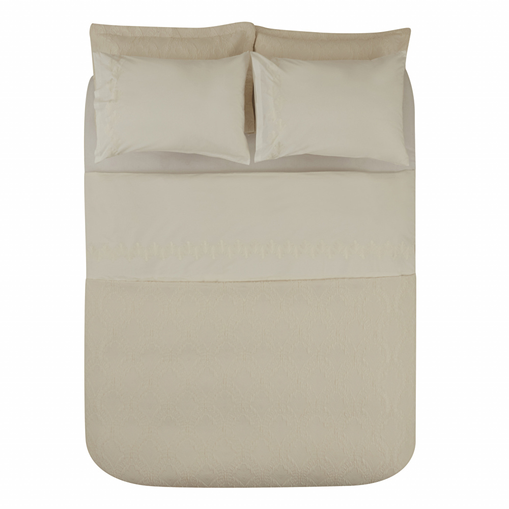 Karaca Home Ruby Çift Kişilik Düet Set Ekru görseli 8