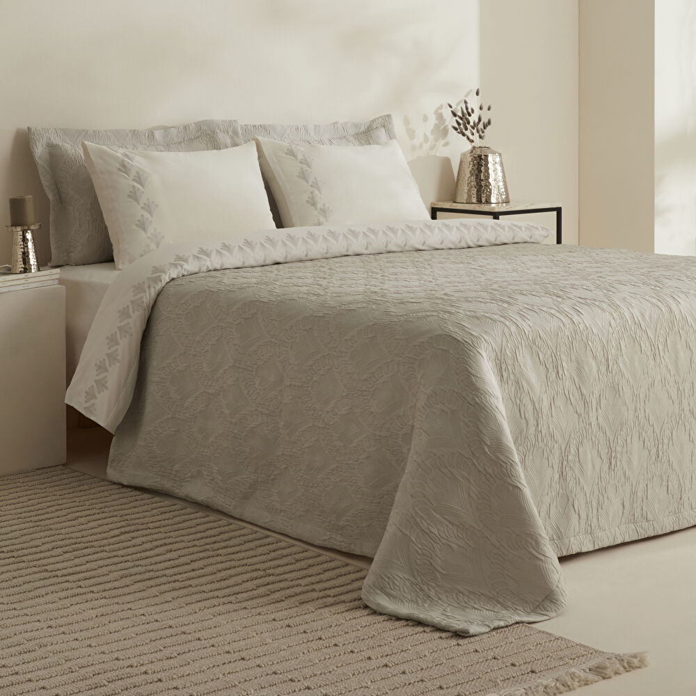 Karaca Home Ruby Çift Kişilik Düet Set Gri thumbnail 2