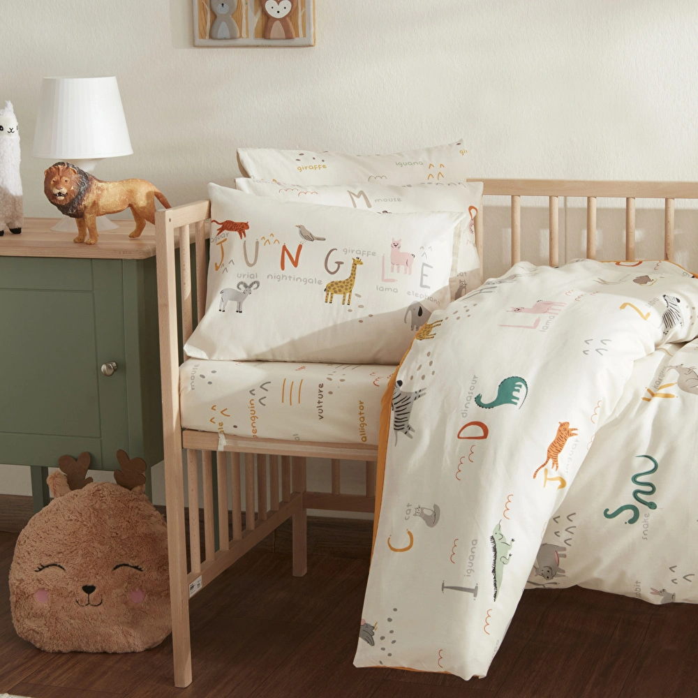 Karaca Home Jungle %100 Pamuk Bebek Nevresim Takımı  görseli 2